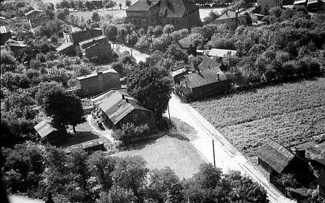 Rok 1953. Ulica Kościelna i Działki
