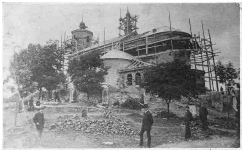 Rozbudowa ko�cio�a w Go�onogu w 1892 r