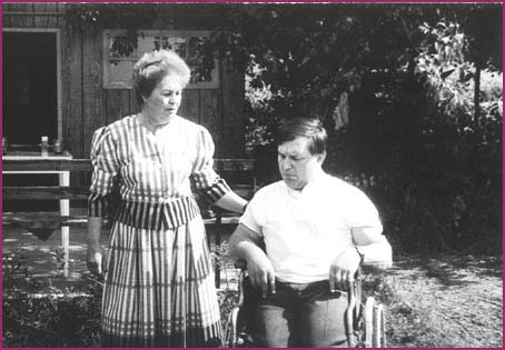 z synem, Jackiem, lata 80-e 