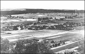 Kolonie Laski, Piaski i Babia-�awa w 1943. Widok z wie�y ko�cielnej 