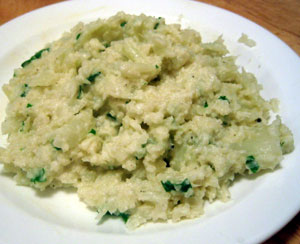 mashed cauliflower